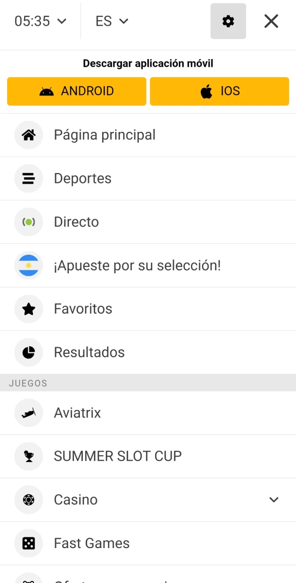 Comienza a descargar la aplicación Melbet para iOS.