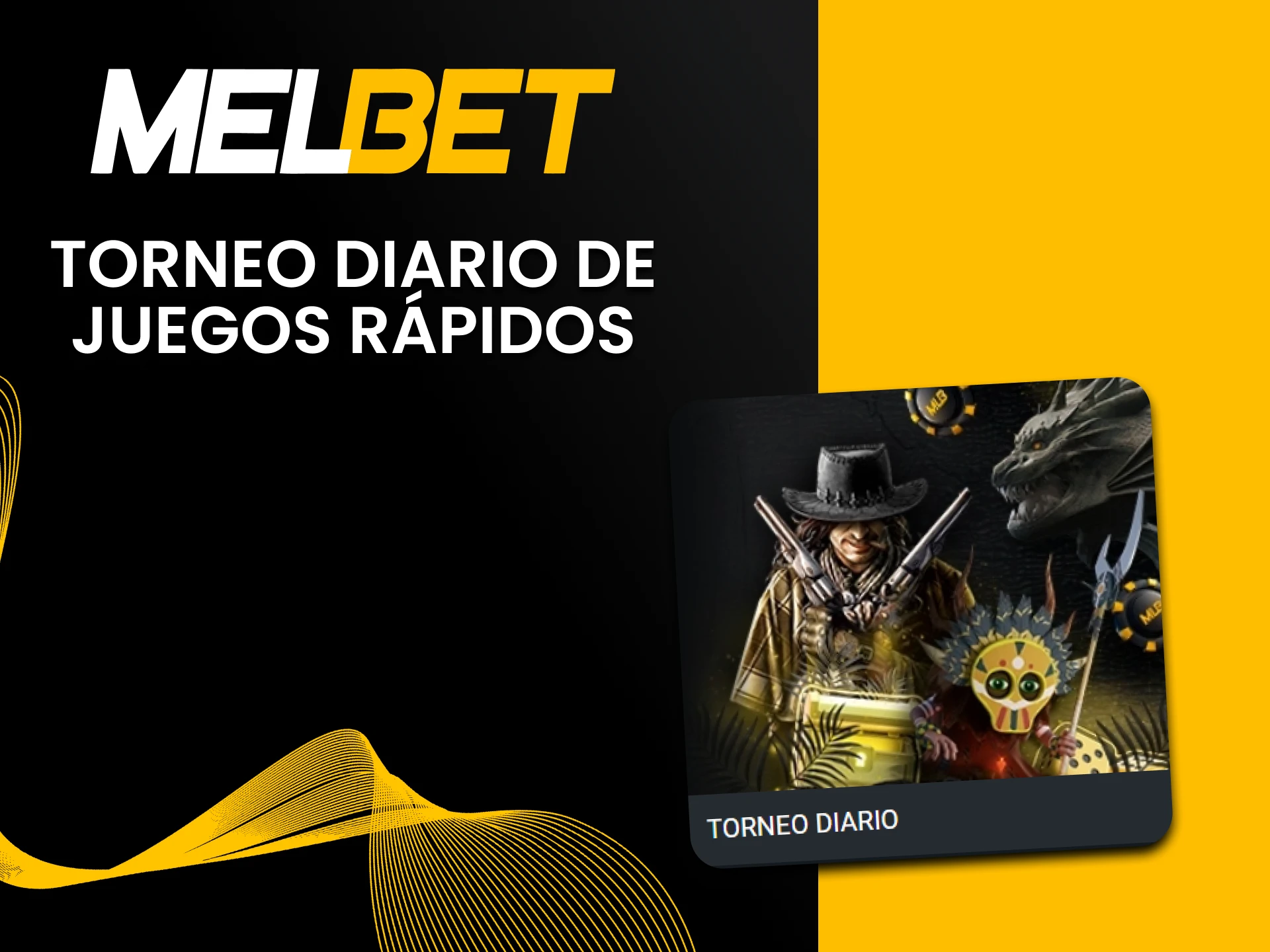 Al jugar los torneos diarios de juegos rápidos de Melbet, obtienes una bonificación.