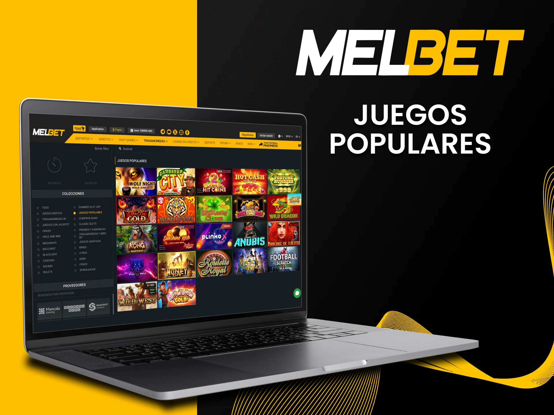 Le informaremos sobre los juegos de casino populares en Melbet.