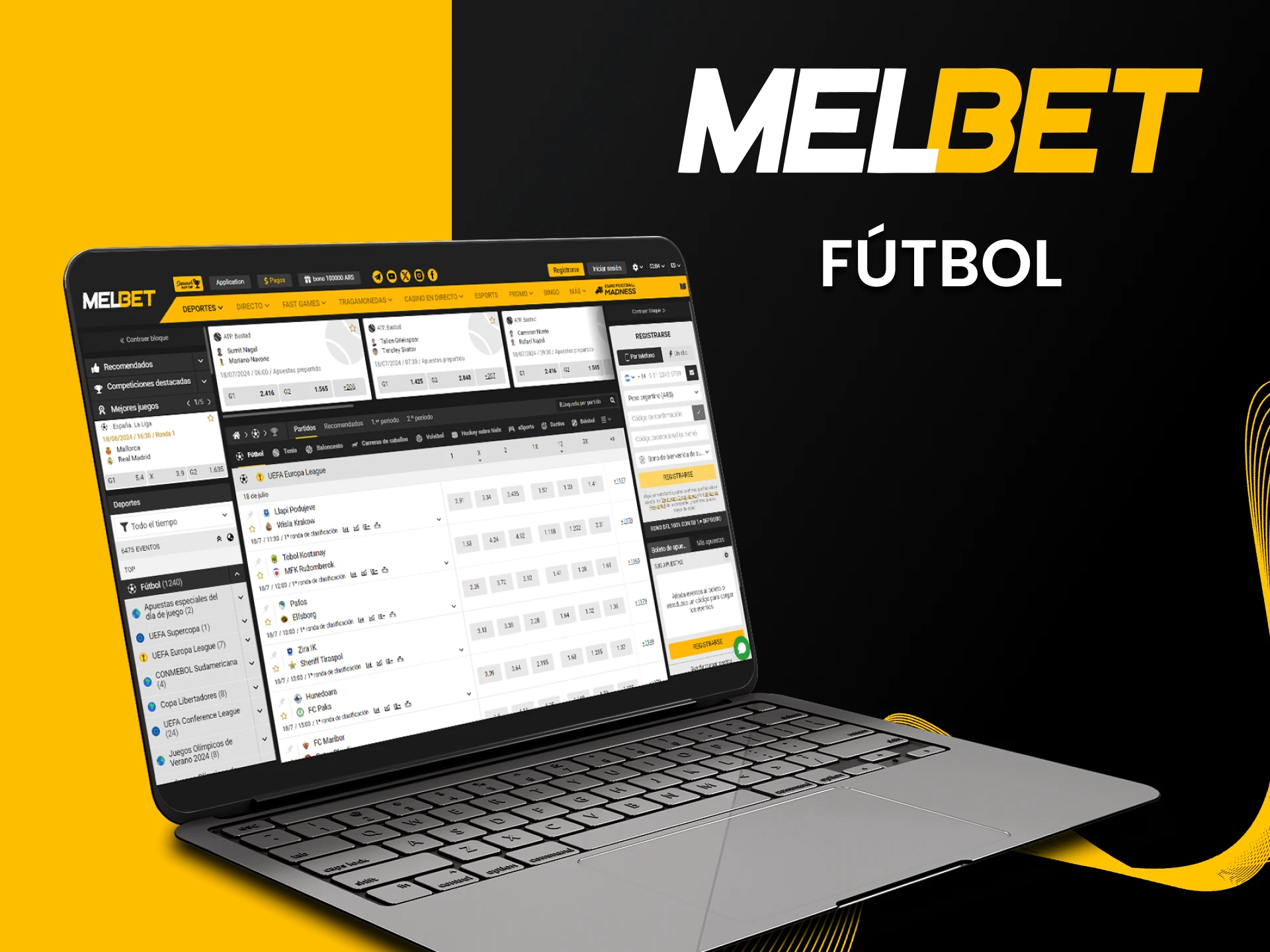 Apuesta al futbol con Melbet.