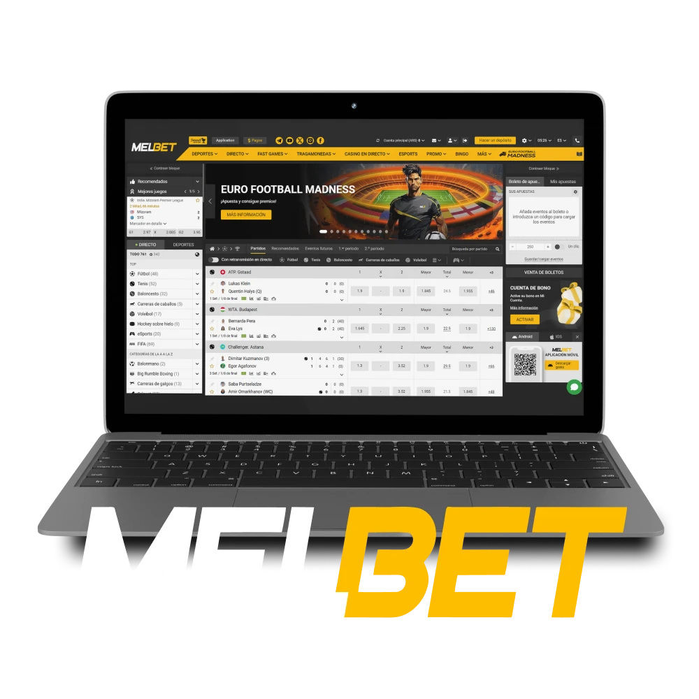 Para apuestas y juegos, elija el sitio web de Melbet.