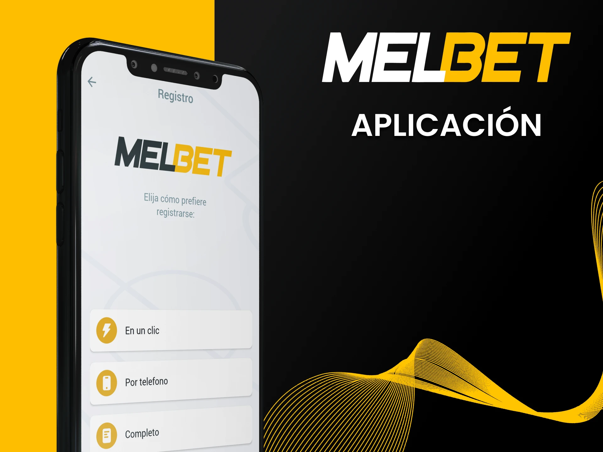 Puedes registrarte en la aplicación Melbet.