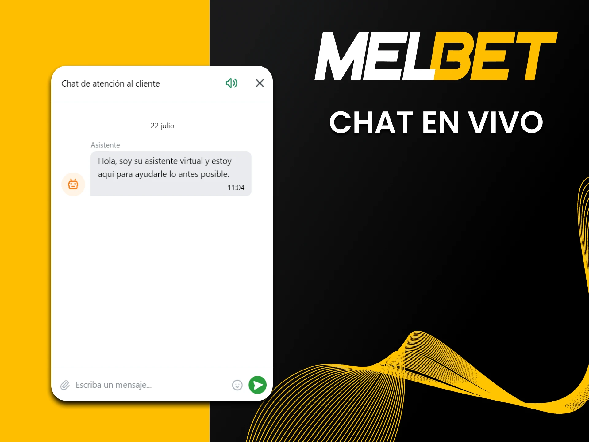 En la web de Melbet encontrarás un chat para contactar con el equipo de Melbet.