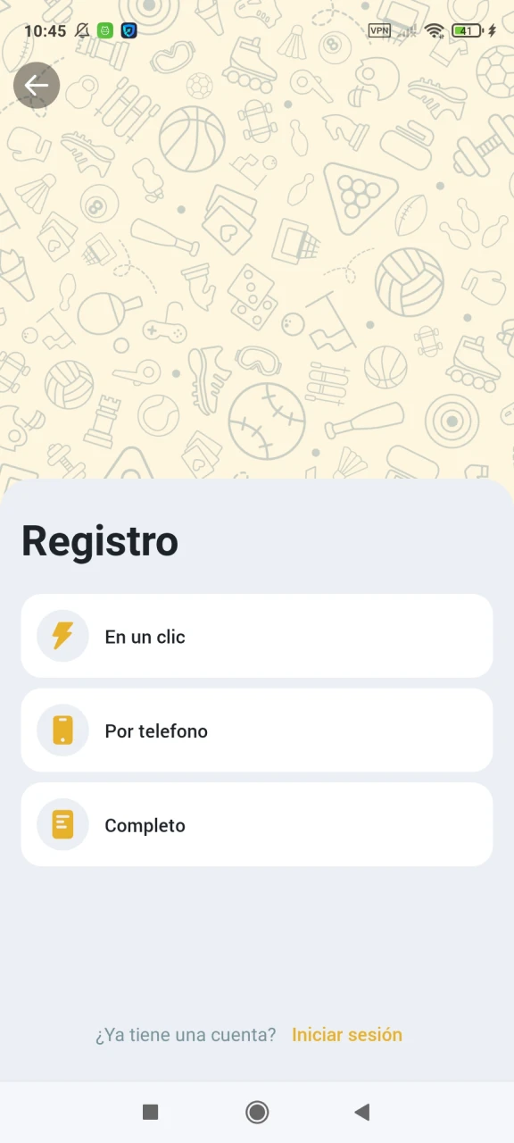 Comience a registrarse en Melbet para usar el código de promoción.