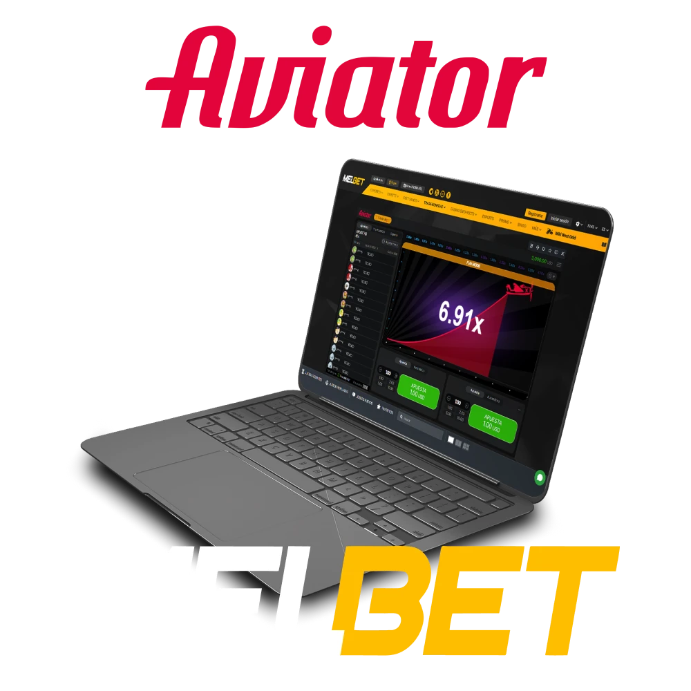 Elija Aviator para los juegos de casino de Melbet.