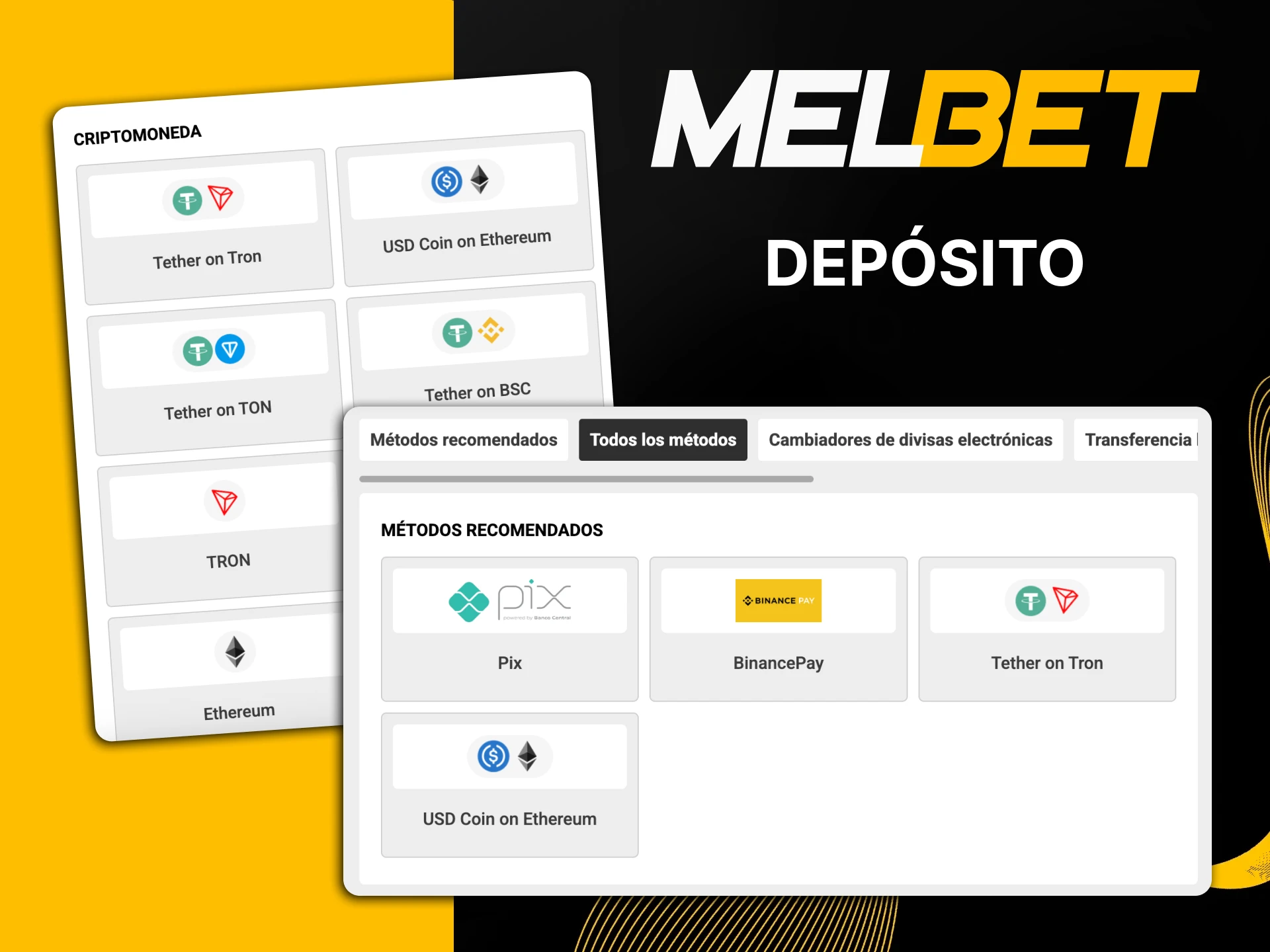 Asegúrese de recargar su depósito en Melbet.