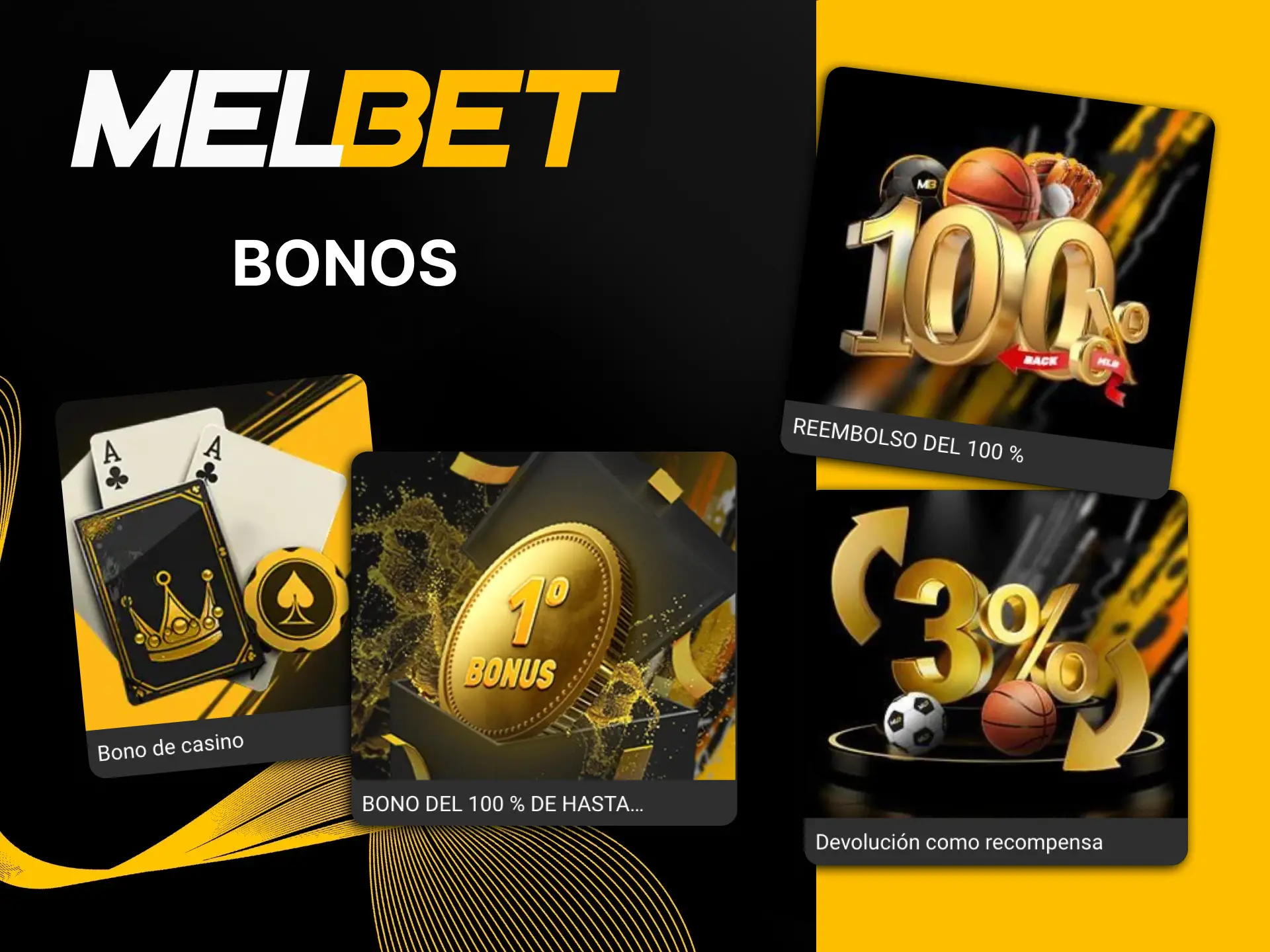 Melbet ofrece muchos bonos.