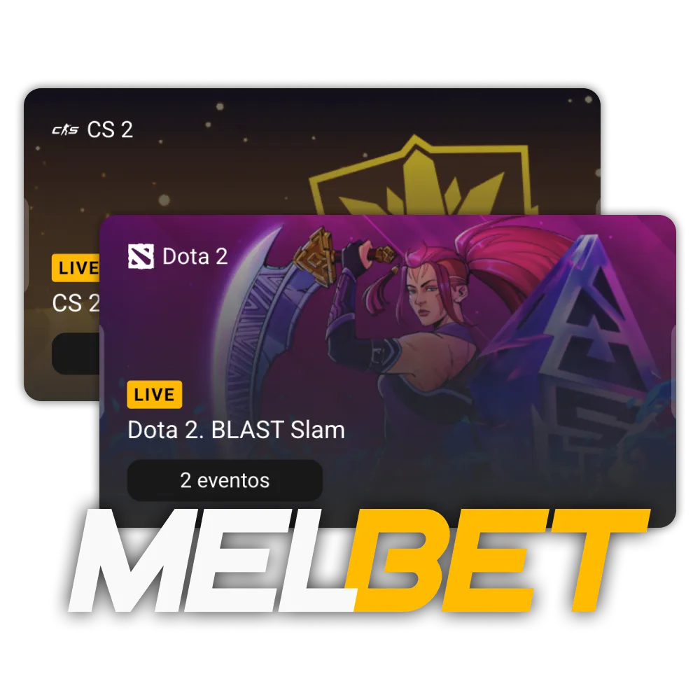 Explora el mundo de esports apostando en Melbet.