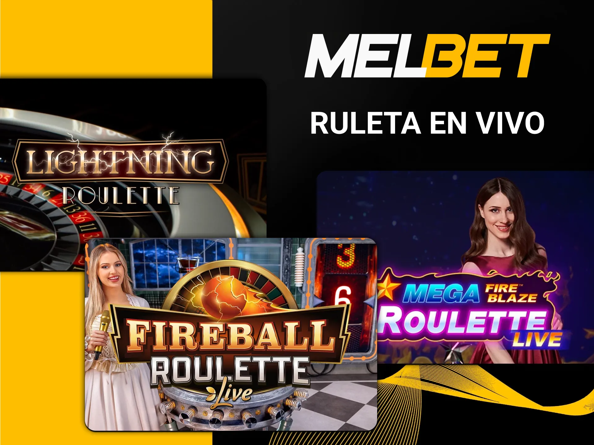 Gira la ruleta en vivo y gana en Melbet.
