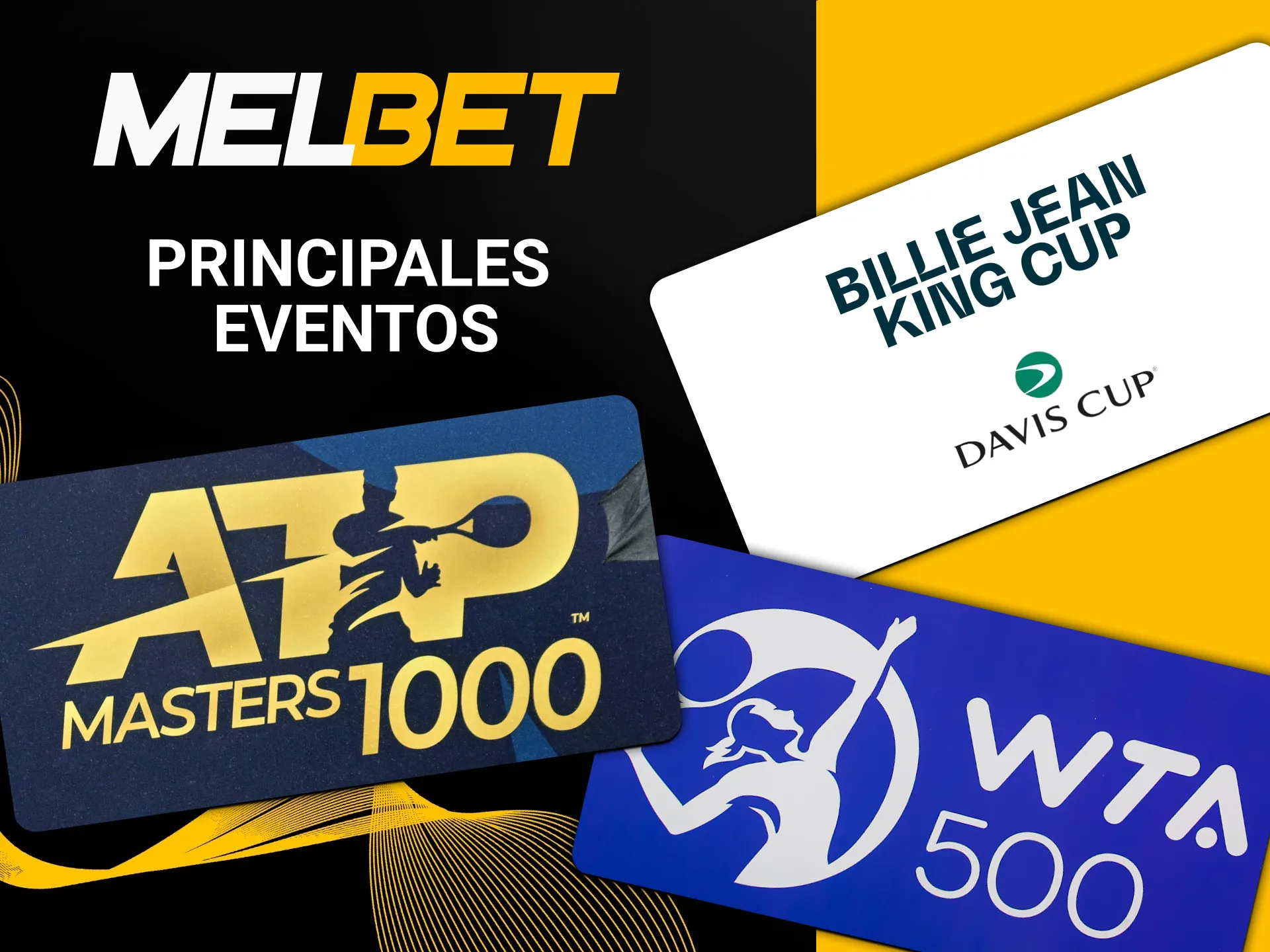 Sigue los principales eventos de tenis en Melbet.
